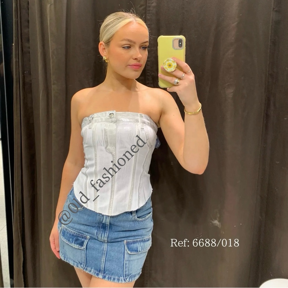 ZARA Bloggers Fav Metallic Top